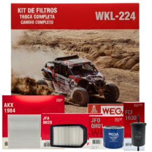 Kit Filtros HB20 1.6 Flex 16 Válvulas 2012 á 2019