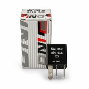 Relé Mini Auxiliar Reversor 12V 5 Term. 40/30A C/ Resistor