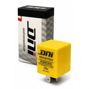 Relé Pisca Seta Led Híbrido Carro Moto Caminhao 12V 3 Term.