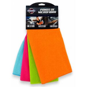 Kit 4 Panos Microfibras Multiuso Alta Absorcao 35X35