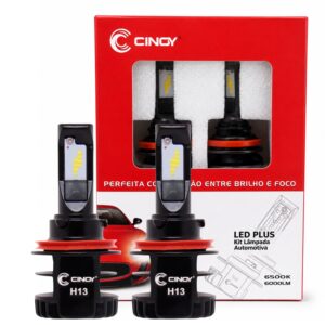 Kit Lampadas Automotiva Led Plus H13 6500K