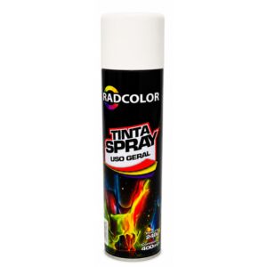 Tinta Spray Uso Geral Branco Fosco Radcolor 400ml