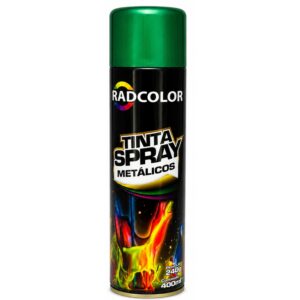 Tinta Spray Metalico Verde Metalico Radcolor 400ml
